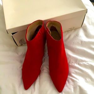 Nwot A New Day cute RED booties size 11